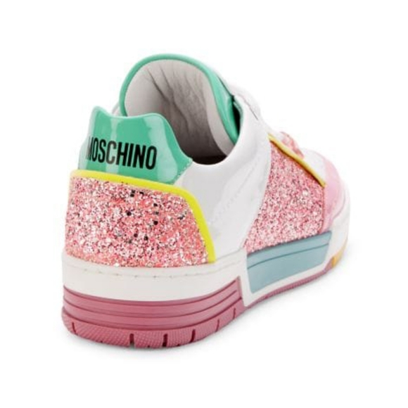 Mochino Couture Glitter Pink Multi women sneakers - Picture 5 of 7